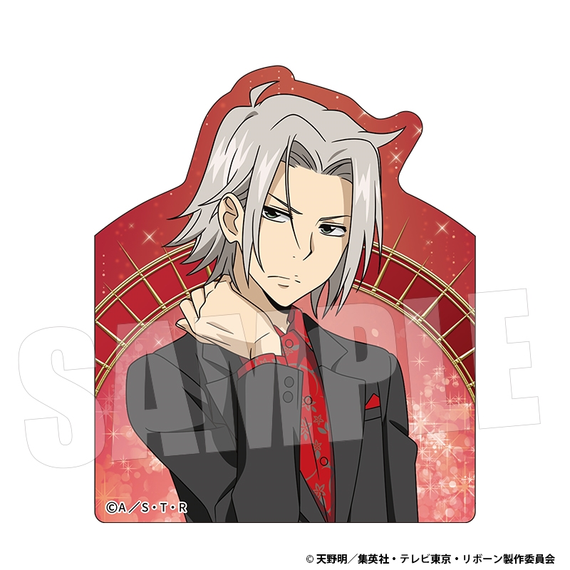 家庭教師ヒットマンＲＥＢＯＲＮ！　ダイカットアクリルブロック「獄寺」ボタニカルシャツＶｅｒ．