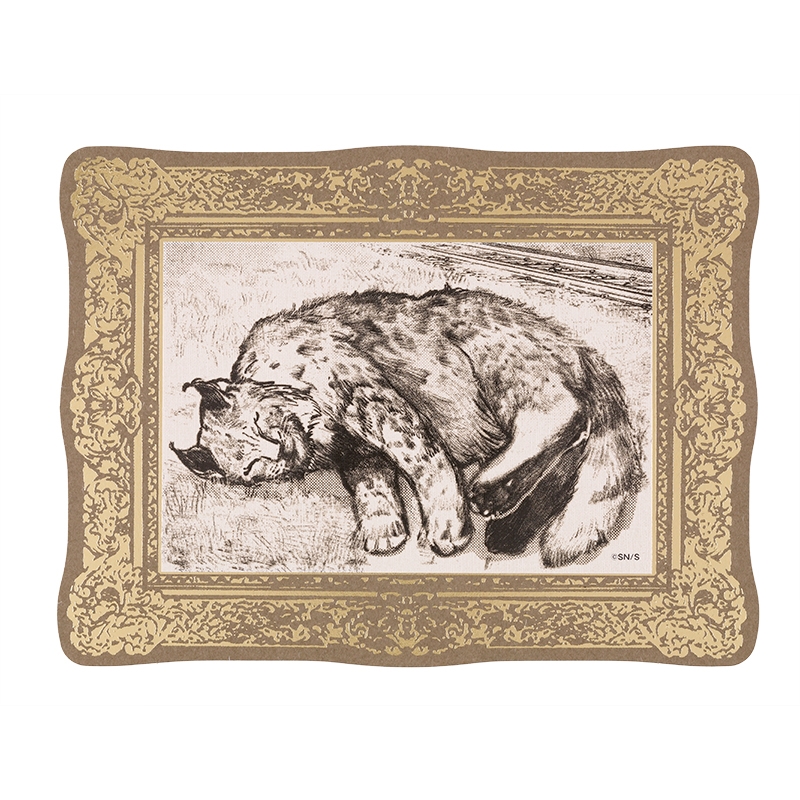 『ゴールデンカムイ』「山猫の死」箔入りイラストカード　＜ゴールデンカムイ展　福岡＞ＢＢ４