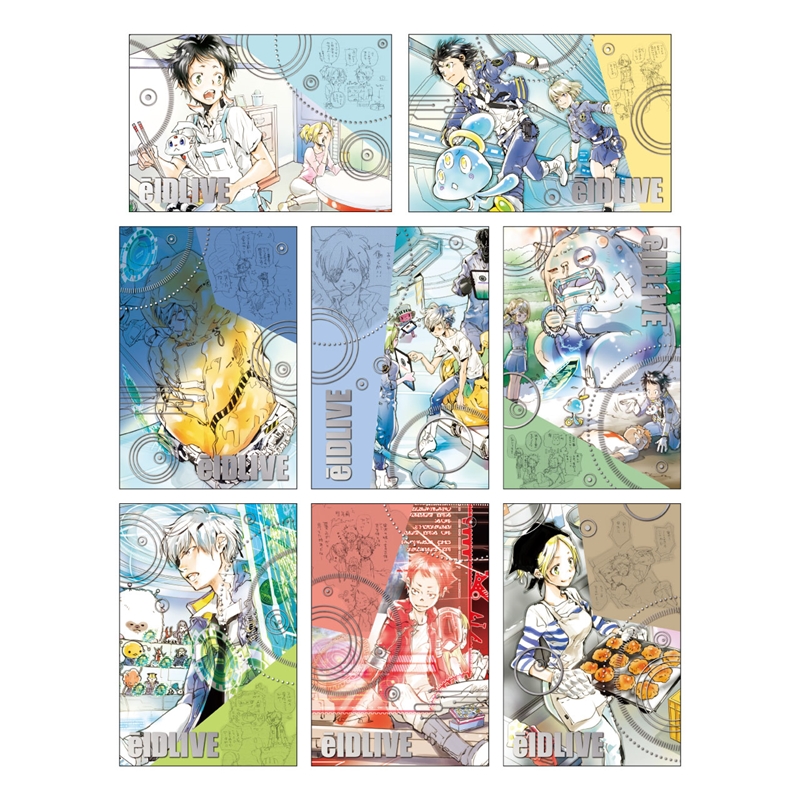 『エルドライブ【ｅｌＤＬＩＶＥ】』箔押しポストカードコレクション　（全８種／ランダム１種入り）　＜天野明展＞　ＢＤ２