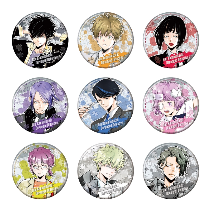 『鴨乃橋ロンの禁断推理』コレクション缶バッジ　天野明展描きおろしｖｅｒ．　（全９種／ランダム１種入り）　＜天野明展＞　ＢＤ２