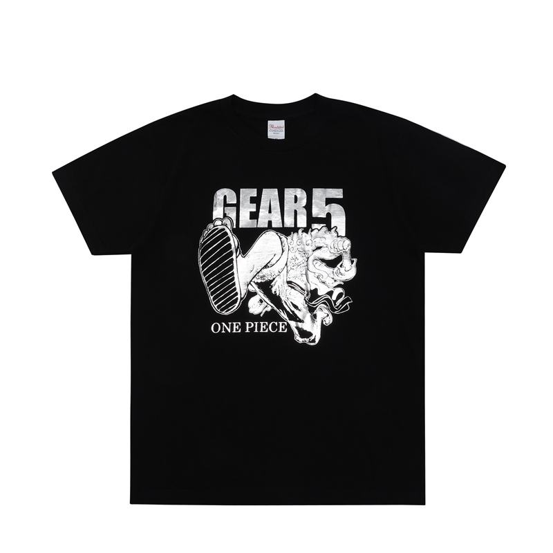 『ONE PIECE』箔プリントTシャツ (ギア5 ルフィ) Mサイズ BD3