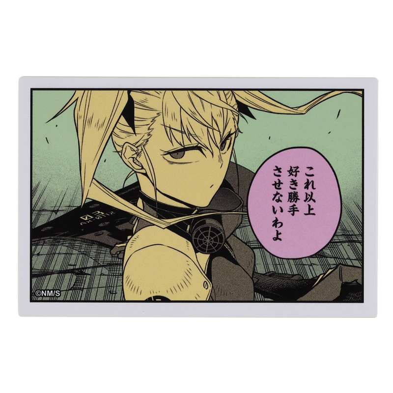 『怪獣８号』コマステッカー　これ以上　好き勝手させないわよ　＜怪獣８号展＞　ＢＤ３