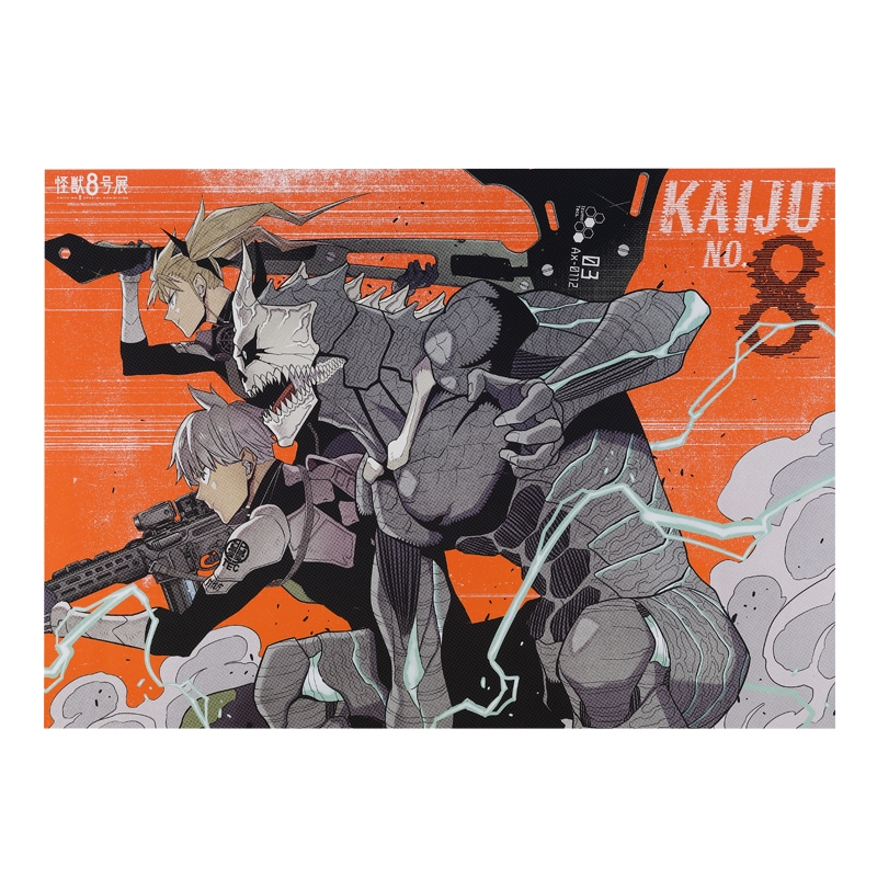 『怪獣８号』Ｂ３ポスター　オレンジ　＜怪獣８号展＞　ＢＤ３