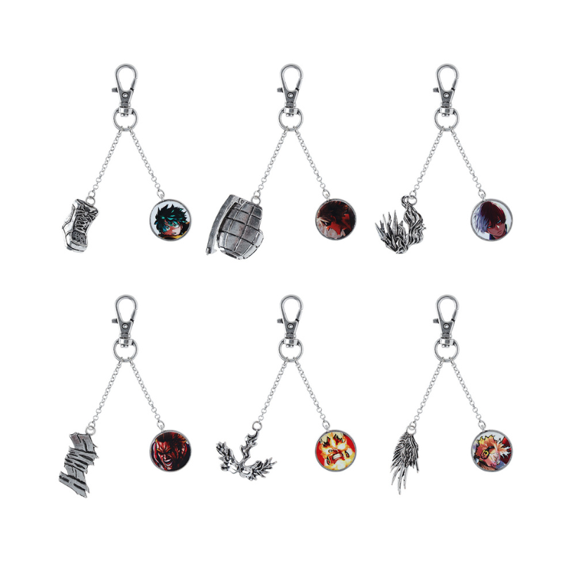 『僕のヒーローアカデミア』合金チャームコレクション 全種セット (全6種入り) <僕のヒーローアカデミア原画展> BE2