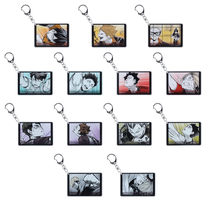 『ハイキュー！！』アクリルキーホルダー　−ｔｈｅ　ｈｉｇｈｌｉｇｈｔｓ−　第１弾　全種セット　（全１３種入り）　＜ハイキュー！！　ＦＡＮ　ＰＡＲＫ＞　ＢＥ２