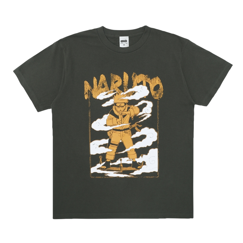 『ＮＡＲＵＴＯーナルトー』発泡プリントＴシャツ　ＸＬサイズ　ＢＥ２