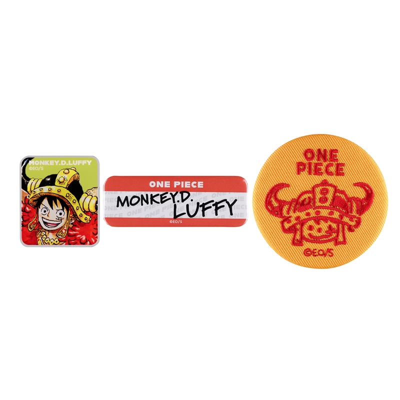 『ＯＮＥ　ＰＩＥＣＥ』バッジいろいろセット　（アクリルバッジ・缶バッジ・刺繍バッジ）　ＢＥ４−ＪＦ