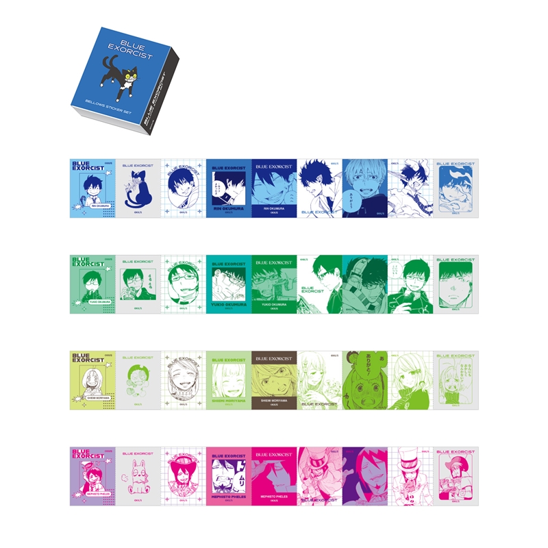 『青の祓魔師』ベローズステッカーセット　ＢＥ４−ＪＳ