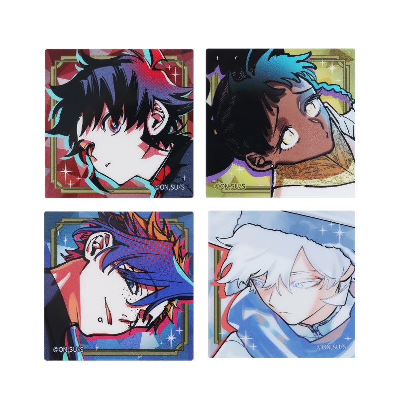 『魔男のイチ』アクリルマグネットＥｘ．４個セット　ＢＥ４