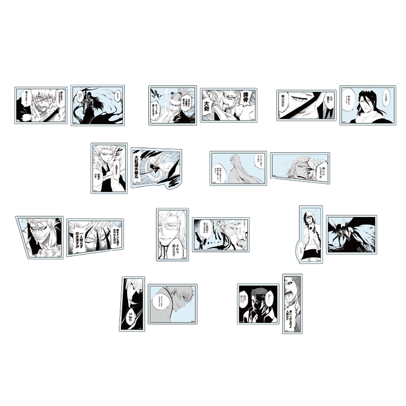 『ＢＬＥＡＣＨ』クリアステッカーコレクション２枚入り　第１弾　（全１０組／ランダム１組入り）　ＢＥ４−ＪＦ