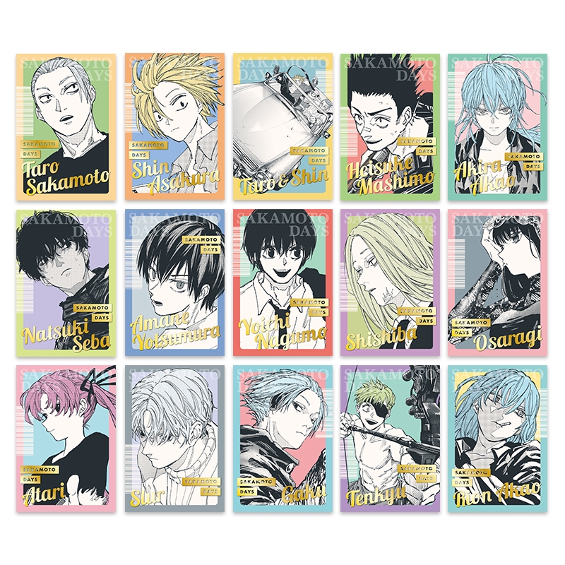 『ＳＡＫＡＭＯＴＯ　ＤＡＹＳ』箔押しポストカードコレクション　第１弾　（全１５種／ランダム１種入り）　ＢＥ４−ＪＳ