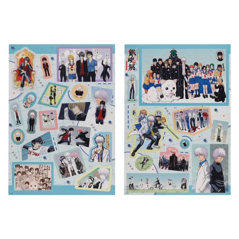 『銀魂』３年Ｚ組銀八先生　ステッカーシート２種セット　＜銀魂展愛知＞ＢＥ４