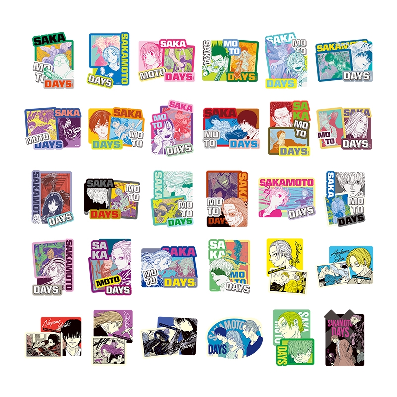 『ＳＡＫＡＭＯＴＯ　ＤＡＹＳ』ダイカットステッカーコレクション　第１弾　（全３０種／ランダム２種入り）　ＢＥ４−ＪＳ