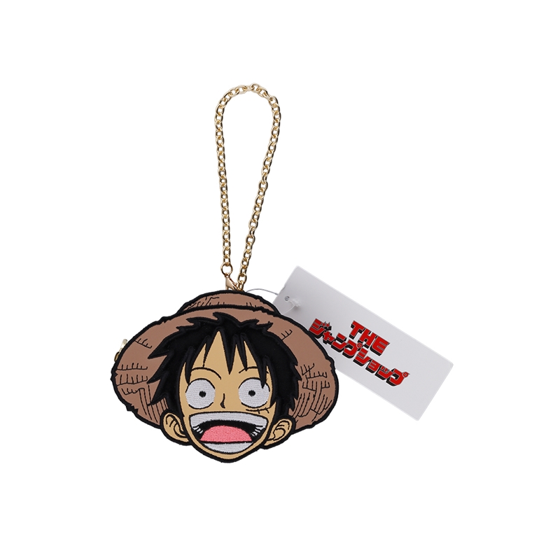 『ＯＮＥ　ＰＩＥＣＥ』フェイスダイカット刺繍ポーチ　【モンキー・Ｄ・ルフィ】　ＢＦ１−ＴＪＳ