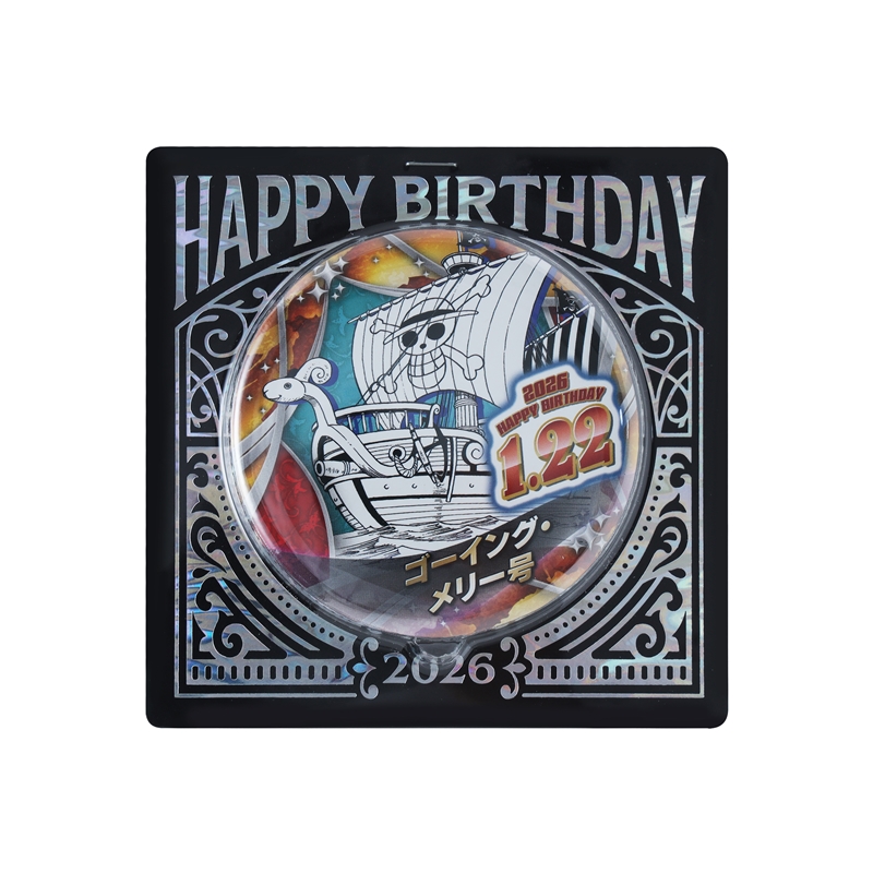 『ONE PIECE』バースデイ缶バッジ ゴーイング・メリー号 BF1