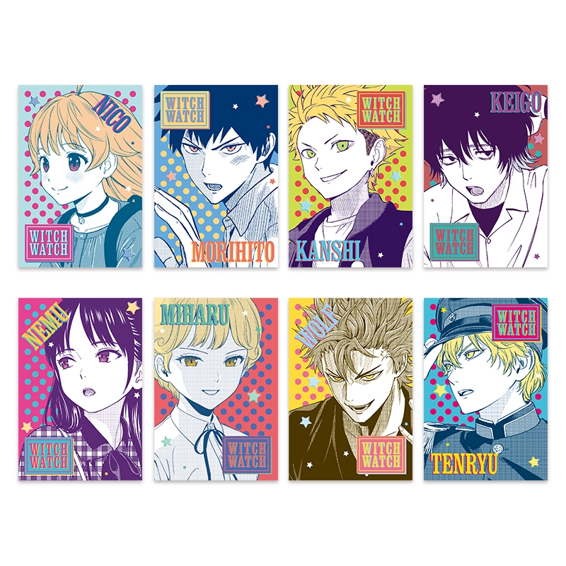 『ウィッチウォッチ』メタリックポストカードコレクション　第１弾　（全８種／ランダム１種入り）　ＢＥ４−ＪＳ