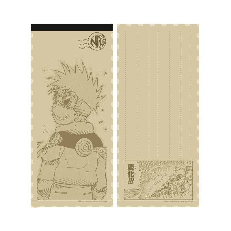 『ＮＡＲＵＴＯ−ナルト−』一筆箋　【クリーム】　ＢＦ１−ＴＪＳ