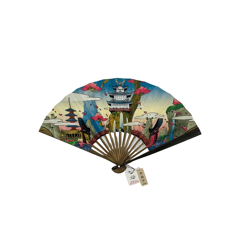 【ＴＨＥ　ジャンプショップ×白竹堂】　『ＯＮＥ　ＰＩＥＣＥ』扇子　ワノ国遠景　ＢＦ１−ＴＪＳ