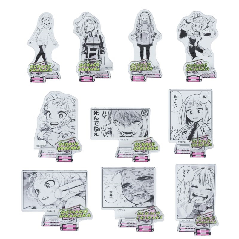 ＪＣＳ限定　『僕のヒーローアカデミア』アクリルフィギュアコレクション“ＨＥＲＯＥＳ”　麗日お茶子　全種セット　（全１０種入り）　ＢＥ４