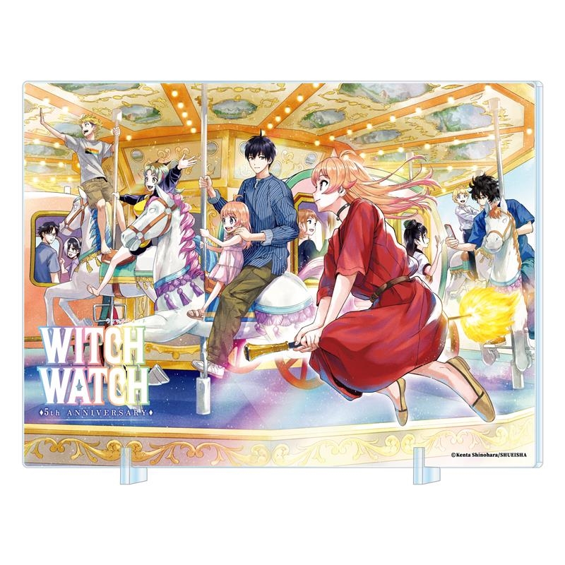 完全受注生産『ウィッチウォッチ』箔入りアクリルアート　−連載５周年突破記念Ｖｅｒ．−　ＢＦ１