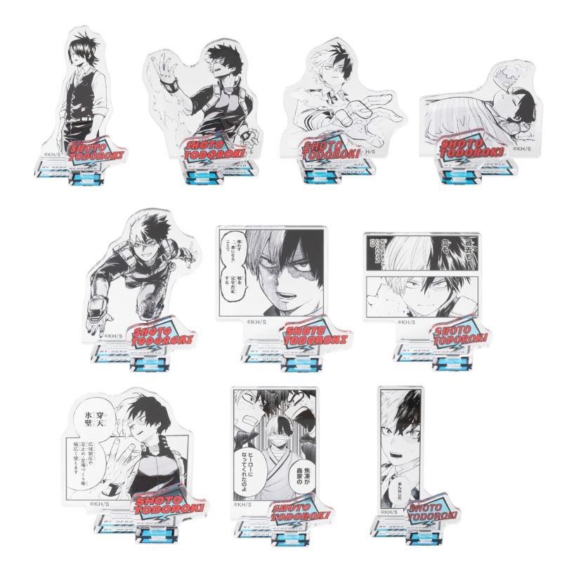 JCS限定 『僕のヒーローアカデミア』アクリルフィギュアコレクション“HEROES” 轟焦凍 全種セット (全10種入り) BF1