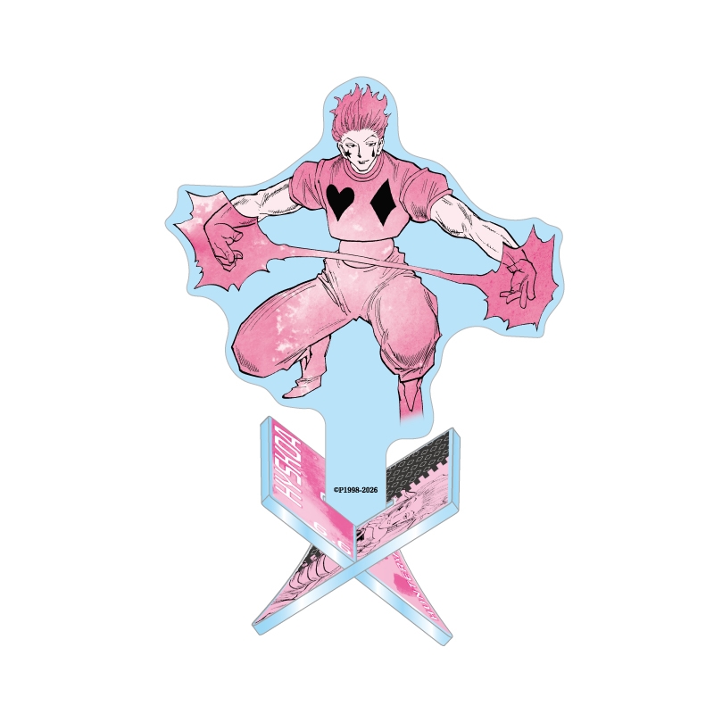 『ＨＵＮＴＥＲ×ＨＵＮＴＥＲ』バースデイアクリル“Ｘ”フィギュア−ｗｉｔｈ−　ヒソカ　ＢＦ２