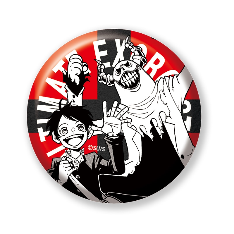 完全受注生産「週刊少年ジャンプ」オールスター缶バッジ　『悪祓士のキヨシくん』　第１弾　［０８　三途川涅槃＆ジャック＝ジョー＝ニィル＝バーナ］　ＢＦ１