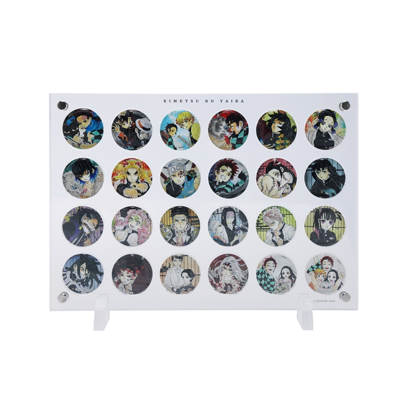 ＪＣＳ限定　『鬼滅の刃』ガラスマグネット全２４種＋特製ディスプレイアクリル額装セット　ＢＦ２
