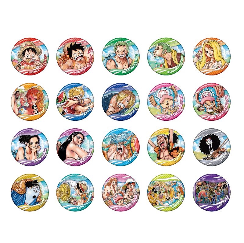 『ＯＮＥ　ＰＩＥＣＥ』コレクション缶バッジ　“ＳＵＭＭＥＲ”　第１弾　（全２０種／ランダム１種入り）　ＢＦ３