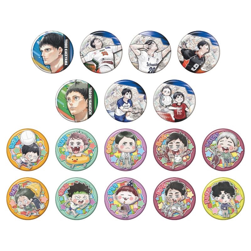 『ハイキュー！！』コレクション缶バッジ　「助走（影山飛雄）」　（全１７種／ランダム１種入り）　＜ハイキュー！！展　挑戦者たち＞　ＢＦ４