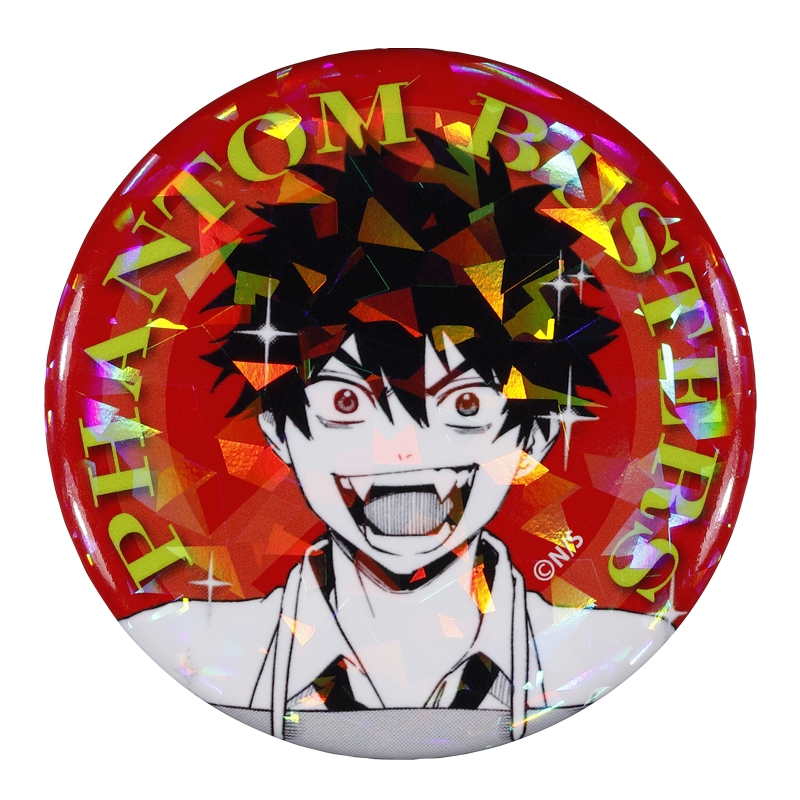 完全受注生産「ジャンプＳＱ．」オールスター缶バッジ　『ファントムバスターズ』　第１弾　［０１　宍喰野虎落］　ＢＦ３