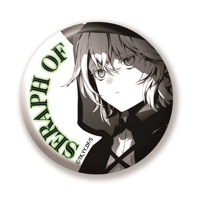 完全受注生産「ジャンプＳＱ．」オールスター缶バッジ　『終わりのセラフ』　第１弾　［１１　百夜ミカエラ］　ＢＦ３