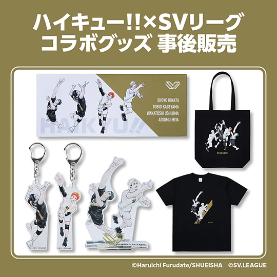 ハイキュー!!×SVリーグ　コラボグッズ事後販売